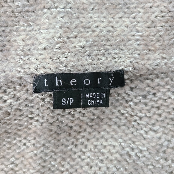 Theory Long line Knit Cardigan, Size S - Picture 4 of 5